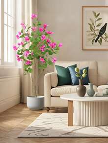 Künstliche Pflanze Künstlicher Bougainvillea-Baum mit Blumen 120 cm / 150 cm / 180 cm Künstliche Pflanzen im Topf Große gefälschte Pflanzenlandschaft für Büro-Gartendekoration im Innen- und Außenbereich