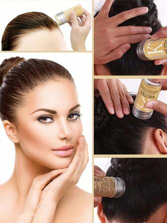 ikt 2,7 oz slät hårstylingvaxpinne, icke-fet hårvaxpinne för att tämja frissigt hår