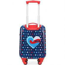 NAUTICA Kids Luggage - 18" Airline Approved Rolling Hardside Upright Carry-On Suitcase Set With Wheels (Shark Attack | 5pc Travel Set) - Nautica Peace - View 7