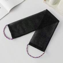 1 Pieces African Exfoliating Net Sponge, African Bathing Back Scrubbers, Shower Net Body Scrubber With Pull Strap