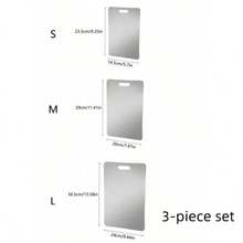 1pc/3pcs Stainless Steel Cutting Board, Multifunctional & Practical, Minimalist Design