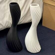 1 Stück Schwanen-Blumenvase aus Kunststoff, Blumenhalter, unzerbrechlich, geeignet für Büro, Arbeitszimmer, Wohnzimmer, Schlafzimmer, Heimdekoration