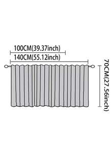 1pc Impressionist Painting Printed Cafe Curtain, Kitchen Doorway Decor Partition Curtain, Japanese Style Cloth Hanging, Year-Round Cabinet Valance Washstand Semi-Curtain, Dust Cover Curtain With No Drilling Required