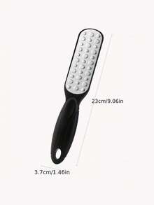 1pc Double-Sided Foot Dead Skin Removal Tool Foot Callus Grinder Exfoliating Tool - Black - View 3