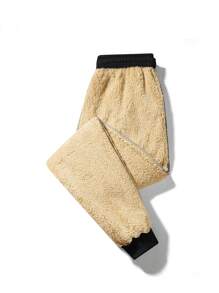 Pantalones casuales de otoño e invierno para hombre, pantalones gruesos y fashionables para hombres