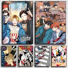 1 件墙壁艺术海报可选框架流行日本卡通电影粘贴海报复古房间家庭酒吧咖啡厅装饰房间墙壁装饰 - 彩色 - 查看 2