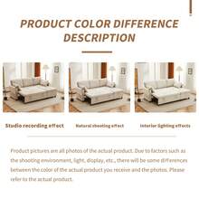 Beige/Grey  Sofa Bed, L-Shaped Corner Sofa, 3 Seater Pull Out Sofa With Storage, Convertible Settee Sectional Sofa For Living Room, Office - Beige - View 6