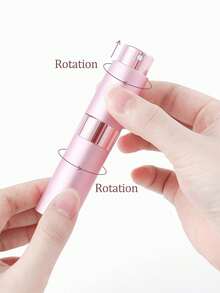 1/3/5个装12ml便携灌装喷雾旅行方管香水分装小工具竖条纹铝制保湿喷雾瓶玻璃分装瓶喷雾瓶旅行日常必备 - 彩色 - 查看 4