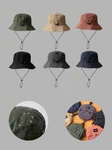 Summer Quick-Drying Waterproof Foldable Bag Fisherman's Hat Portable For Outdoor Hats Men's Hiking Hats