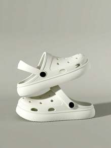 Sandalias casuales y de moda unisex, transpirables y huecas, pantuflas de playa, sandalias de estilo coreano con punta cerrada, adecuadas para el hogar, exteriores, playa y viajes en verano