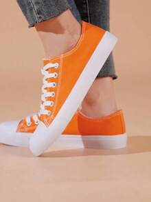 Men Sneakers - Orange - View 2