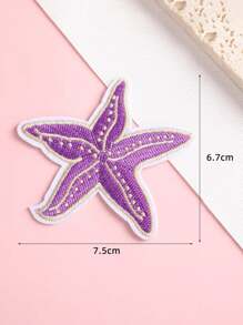 Desene animate drăguț broderie pânză patch de accesorii de îmbrăcăminte biologice marine DIY computer broderie fier adeziv topit poate fi lipit pe haine, potrivit pentru accesorii decorative de îmbrăcăminte pentru pungi.