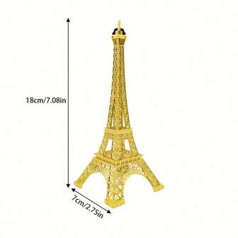 1pc Iron Art Eiffel Tower Decorative Figurine