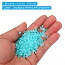 3000pcs Glow Rocks Glow Pebbles Decoration In The Dark Luminous Stones Decor DIY Decorative For Garden, Potted Plant, Fish Tank