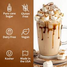 Syruvia Toasted Marshmallow Syrup For Coffee 25.4 Ounces Toasted Marshmallow Coffee Syrup Flavor - 25.4 Fl Oz - View 4