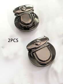 5 piezas de hebillas de metal, adecuadas para bolsos - Botones a presión hechos a mano DIY, accesorios de cierre para carteras y bolsos - Multicolor - Ver 12