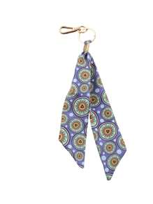 Brand New Bohemian Keychain - Fabric Printed Key Ring Pendant, Evil Eye Bag Charms, Suitable For Bags And Backpacks, Clothes Pants Hanging Ornaments - Perfect Gift For Birthdays And Special Occasions, Key Chain Ring Bag Backpack Charms Car Pendant Women Girls Gift, Wallet And Handbag Accessories