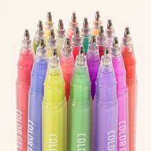 Set de regalo de 6 colores de rotuladores acrílicos de 1,0 mm para pintar, marcar, piedras, cerámica, vidrio, dibujar y ilustrar, adecuado para oficina, escuela, institutos de arte, Pascua, Acción de Gracias, regreso a la escuela