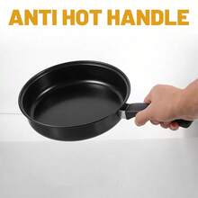 [19pcs Heavy-Duty Non-Stick Cookware Set] 19pcs Non-Stick Cookware Set With Glass Lids | Durable Easy To Clean Kitchen Cookware For Home Cooking | Includes Frying Pan, Saucepans, Pots | Multiple Options (1pc 24Cm/26Cm/28Cm Pan) - Negro - Ver 5