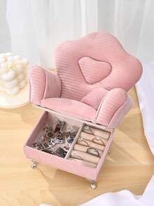 360° Rotating Jewelry Box With 5 Drawers, Side Glass Window, Large Size, Accessory Storage, Open Design, Slate Gray For Women Storage Organizer Travel Essentials For Women Storage Organizer Travel Essentials Gift Back To School