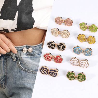1 Paar hochwertige Rosen Blumen Gürtelschnalle Hosen Kragen Schnalle Brosche für Damen, abnehmbare Hosenspange, passend für Jeans, Röcke, Damenhosen, Taschenzubehör. 1 Paar hochwertige Schmetterling Gürtelschnalle Hosen Kragen Schnalle Brosche für Damen, abnehmbare Hosenspange, passend für Jeans, Röcke, Damenhosen, Taschenzubehör.