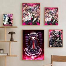 1 tấm áp phích nghệ thuật treo tường Khung tùy chọn Pop 1 tấm áp phích loạt trò chơi hoạt hình cổ điển Giấy in tại nhà Phòng khách Phòng ngủ Lối vào Quán bar Nhà hàng Quán cà phê Tranh nghệ thuật - Nhiều màu - Xem 6