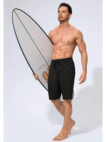 Men's Swim Trunks Quick Dry Board Shorts With Zipper Pockets Beach Shorts Bathing Suits Men - No Mesh Liner - Green Camo - 查看 8