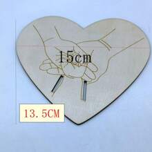 Newborn Hospital Bracelet Engraved Keepsake Holder, Personalized Baby Gift, Laser-Cut Wood Fiber Board, Memorial Pregnancy Wristband For Mother's Day & Father's Day - Multicolor - View 2