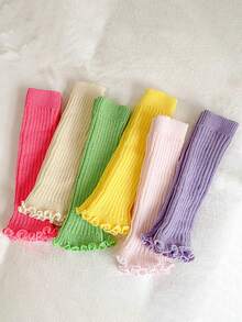 1 双 Y2K 女童暖腿套，透气舒适儿童暖腿套，秋冬款 - 彩色 - 查看 3