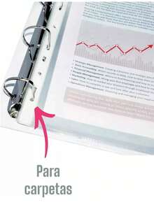 Protectores de Hojas (Pack de 50), Fundas de Hojas, Cubre Hojas, Tamaño Carta A4 Para Carpeta/cubre Hojas, ideal para la oficina, escuela, papeleria, regalo - 50 Piezas - Ver 8