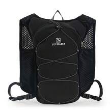 1 件轻质男女通用尼龙马拉松背包、多口袋徒步背包、骑行水袋包（不含水袋）