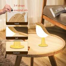 Creative Touch Switch Table Night Lamp 3 Color Dimmable Bedroom Nightstand Lamp Bird Shape Rechargeable Led Night Light Decorative Home - 3 Colors - View 11