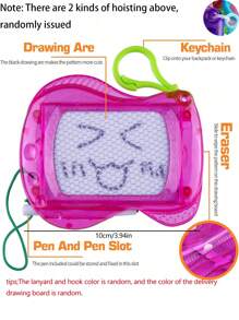 12pcs-Mini Magnetic Drawing Board, Backpack & Key Chain Memo Pad, Erasable Doodle Sketch Writing Board, Birthday Party Favors & Gift Bag Filler Back ToSchool Valentine Day Valentine DAY, Valentines Wedding, Birthday Party Favors