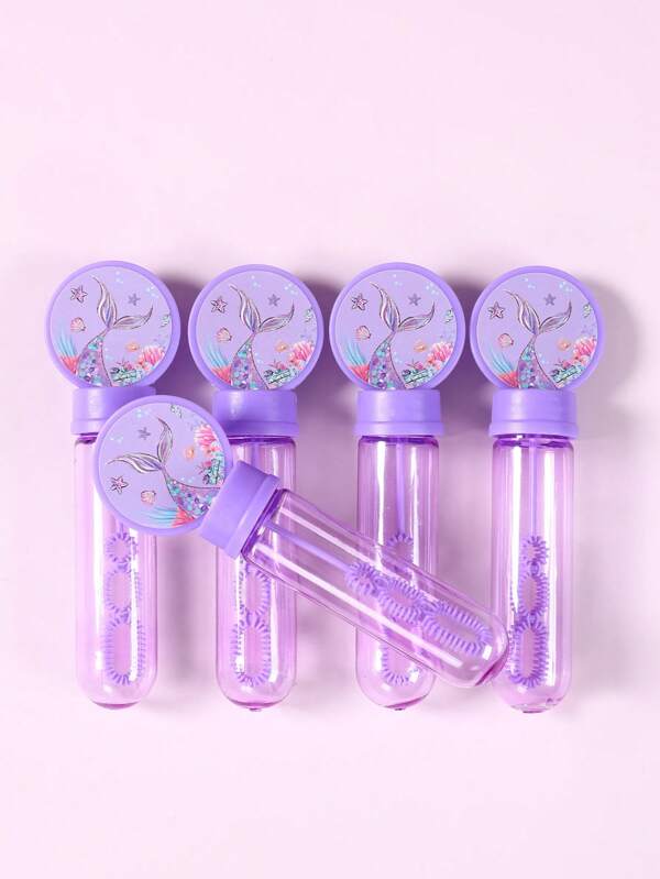 10Pcs Empty Mermaid Pattern Bubble Tubes(Bubble Liquid Is Not Included),Thick Plastic Party Bubble Stick ,Durable Reusable Bubble Soap Bottle,Mermaid Party Favors & Decorations,Mermaid Themed Birthday Party Supplies,Under The Sea Party Decor,Outdoor Party Decoration,Bubble Birthday Party Gift,Gender Reveal Party Decor,Birthday Decorations,Babyshower Supplies,Wedding Decor,Wedding Items,Bridal Shower Favors,Holiday Party Supplies