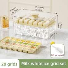 1 件夏季冰模冰格，大容量冰块储存盒，家用制冰工具 - 彩色 - 查看 16