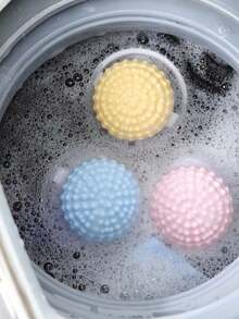 Trampa de pelusa reutilizable para lavadora y bolas protectoras - Eliminador anti-pelusa, filtro de lavadora para protección contra pelusa/tela, trampa de pelusa reutilizable para lavadora y bolas protectoras - Ahorro de energía, ayuda para la limpieza de ropa y lavadora, limpiador de ahorro de energía para flotadores (lavadora). - Multicolor - Ver 4