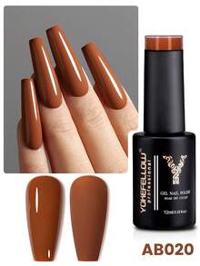 YOKEFELLOW 10ML 6 culori portocaliu gel ojă, primăvară-vară semipermanentă gel ojă Soak Off UV/LED unghii artă acasă și salon DIY pentru femei fete manichiură cadouri