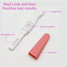 1/2 piezas Pruebas de embarazo falsas siempre positivas - Broma de prueba de embarazo - Multicolor - Ver 2