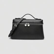 Bolsa de almuerzo de moda LP19, nueva bolsa de mano de modelo primavera/verano 2025 para mujer, bolso de hombro estilo tote y bandolera pequeño