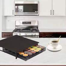 NetHong Coffee Machine Stand Capsule Pod Holder Storage Drawer Organizer UK - Black - View 6