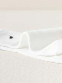 10双装儿童休闲中筒袜，白色、黑色，防臭，运动风格，透气，吸湿排汗，适合3-16岁儿童，冬季款 - 彩色 - 查看 3