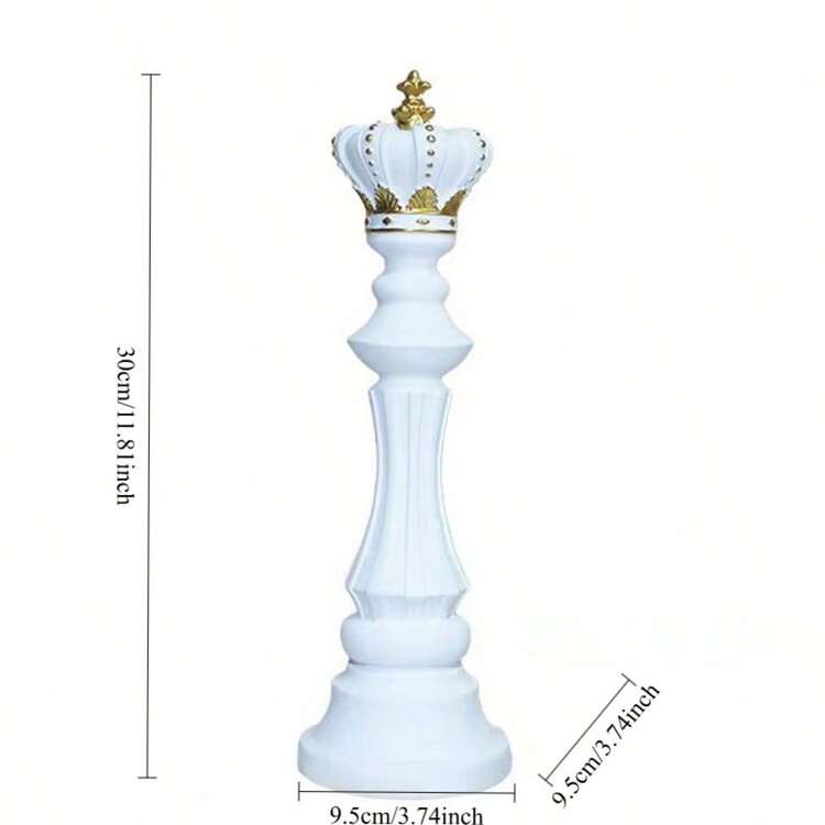 1 件小号国际象棋摆件国王皇后骑士主教艺术手工艺品微型小雕像收藏客厅室内桌面装饰配件 - 彩色 - 查看 25
