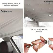 50pcs Car Ceiling/Headliner Repair Fixing Clips - Grey - View 9