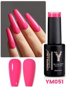 YOKEFELLOW 6色亮粉色凝胶指甲油，10毫升春夏彩色凝胶指甲油，光泽持久，可使用LED UV灯轻松卸除，打造沙龙级美甲效果，适合美甲沙龙、美甲店、DIY居家使用，女士适用，2025母亲节新品礼物 - 彩色 - 查看 13