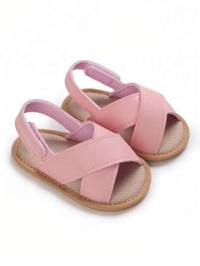 0-1 Jahre alte Baby Sandalen, Jungen & Mädchen Lauflernschuhe mit weicher Sohle und rutschfester Unterseite, Lässig Sommer Kleinkind Sandalen