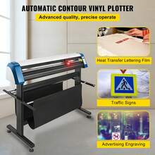53-Inch Automatic Contour Vinyl Cutter Plotter Force & Speed Adjustable Sign Cutting With Floor Stand & Signmaster Software - 查看 2