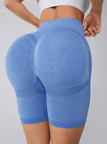 1pc Yoga Skinny Shorts For Outdoor Running