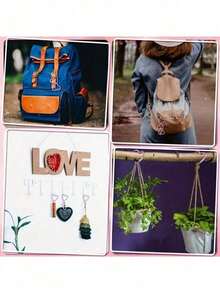 4件装铝制星形登山扣创意弹簧钩钥匙扣户外露营徒步配件旅行必备品