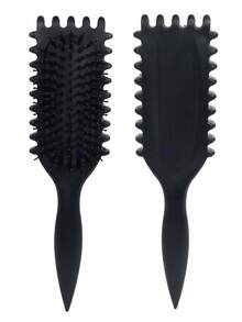 卷发梳，带清洁爪，防拉扯造型梳，男女通用，顺滑卷发，耙式设计梳子清洁工具，返校、旅行度假必备，女士发饰