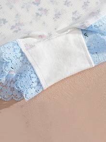 3pcs/Pack Lace Trim Cute Print Women's Boyshort Panties - Multicolor - View 6